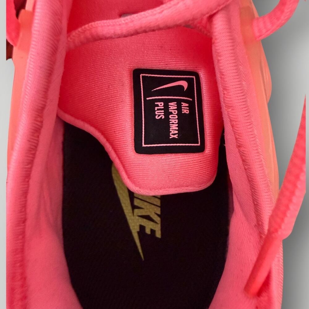 NIKE AIR VAPORMAX PLUS RUNNING SHOES WOMEN SIZE 8 US PINK - Picture 9 of 10
